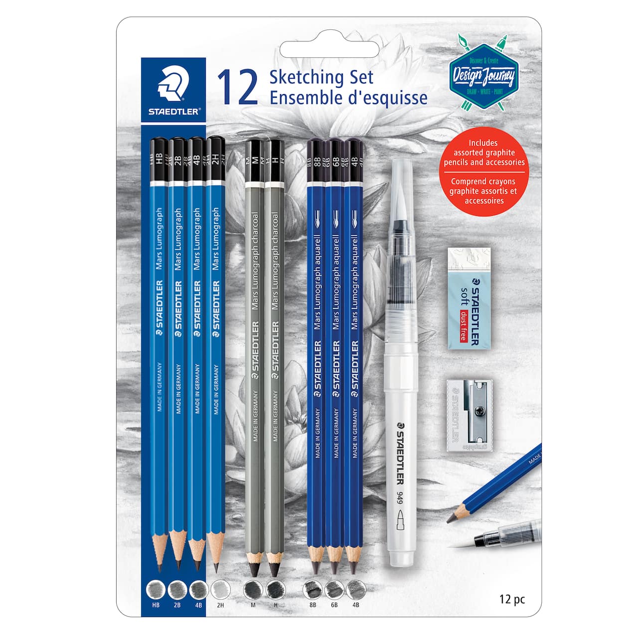 Staedtler® 12 Piece Sketching Set